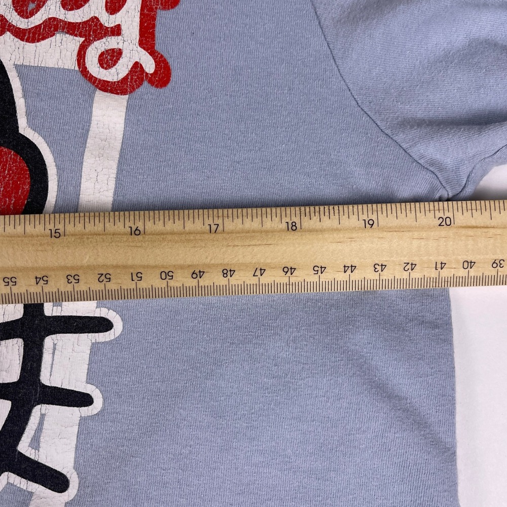 Hello Kitty by Sanrio Women M Blue Graphic Tee Y2K Kidcore Cute - Picture 6 of 7